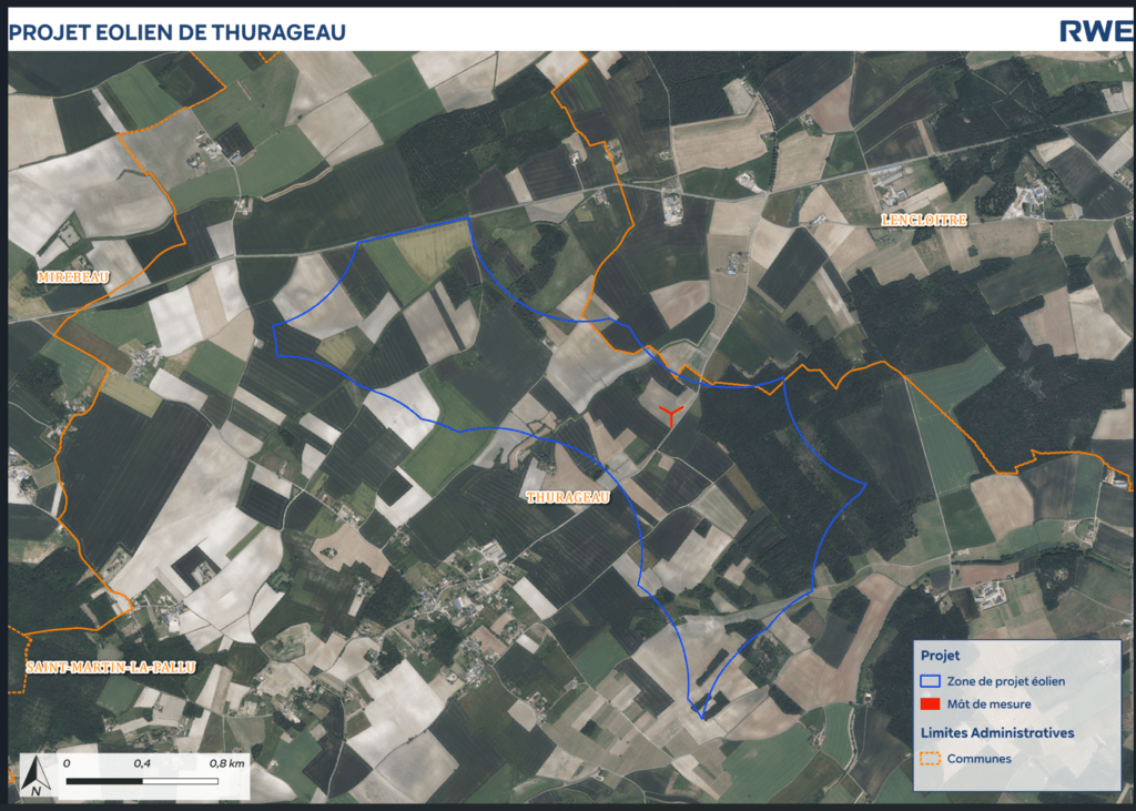 Zone Implantation Potentielle projet Thurageau